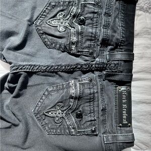 Rock and Revival “Betty” Skinny jeans in black size 28